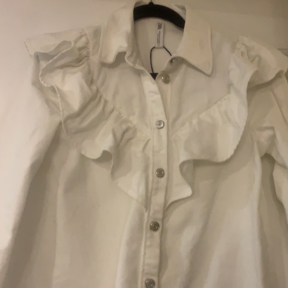 Zara white denim dress - Picture 2 of 6